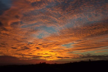 Crackled sunrise