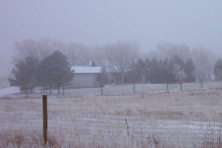 Snow fog