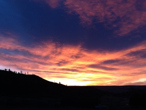 Sunrise by iPad