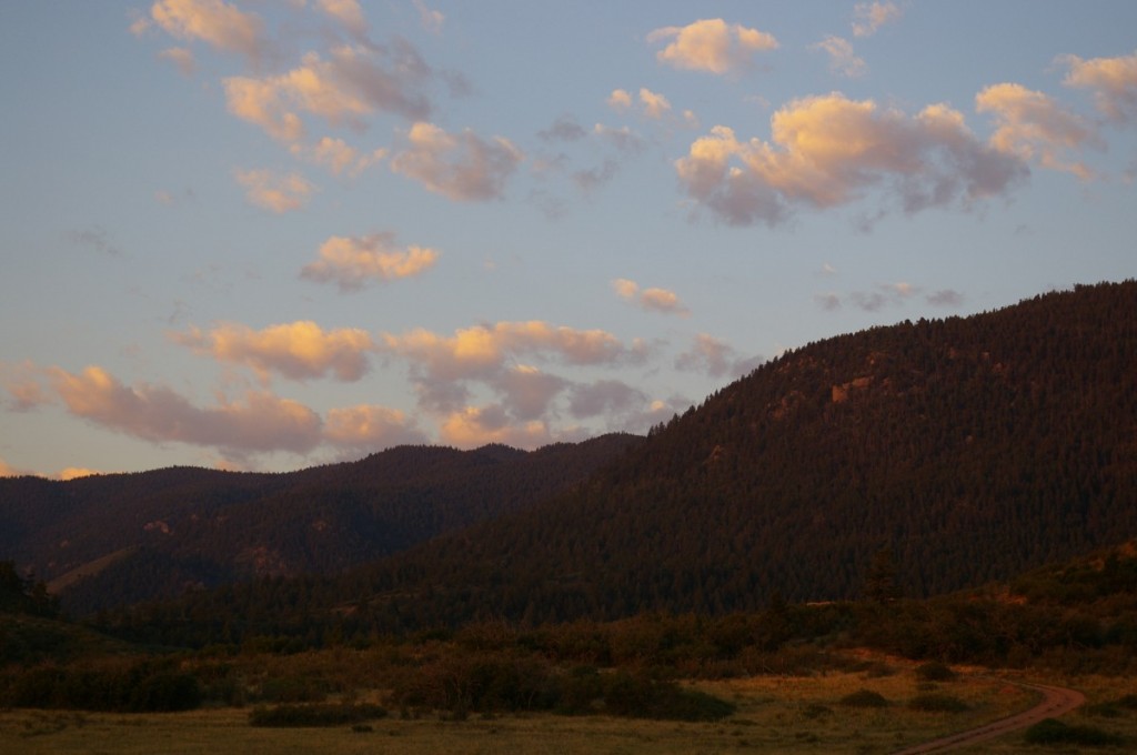 Morning Looking South to Waldo Canyon Fire site