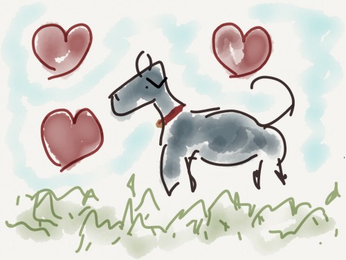 Rion with Hearts