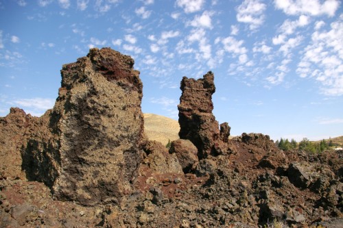 Basaltic Formations in Craters of the Moon